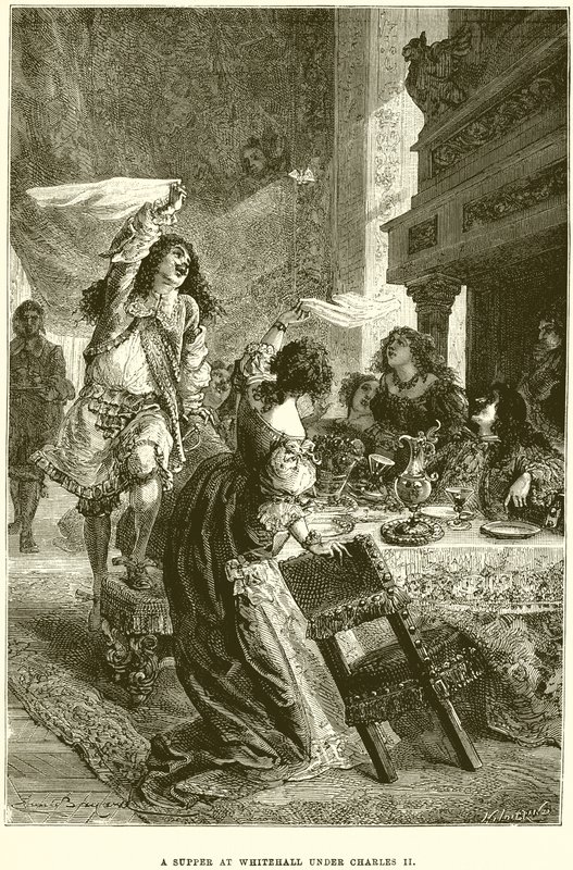 Charles II altında Whitehall