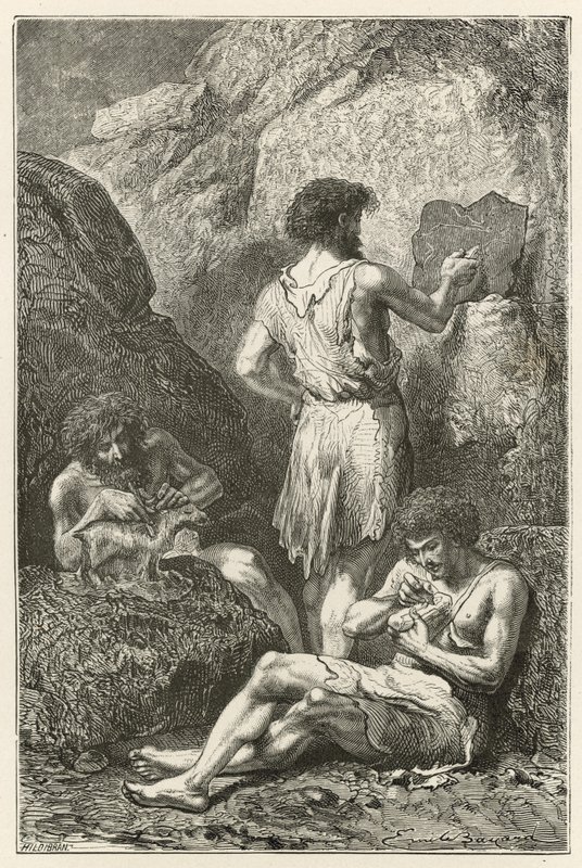 George MacDonald ve kızı Lily, 14 Ekim 1863 (sepya fotoğrafı) by Emile Antoine Bayard