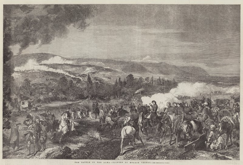 Alma Savaşı by Emile Jean Horace Vernet