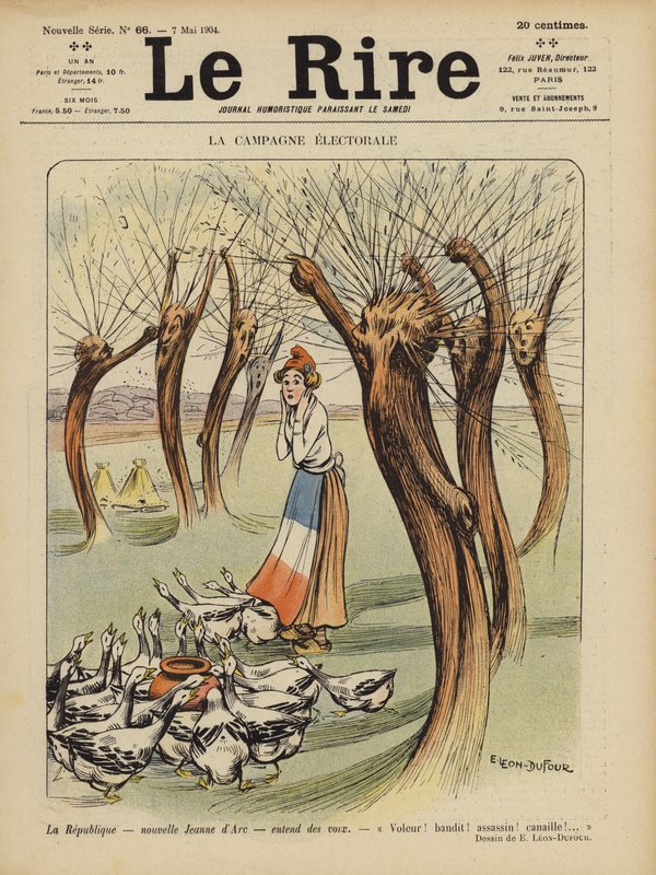 Seçim kampanyası. Le Rire için İllüstrasyon by Emilien Leon Jean Dufour