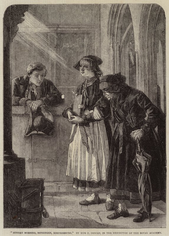 Pazar Sabahı, Betzingen, Knetensburg by Emily Mary Osborn