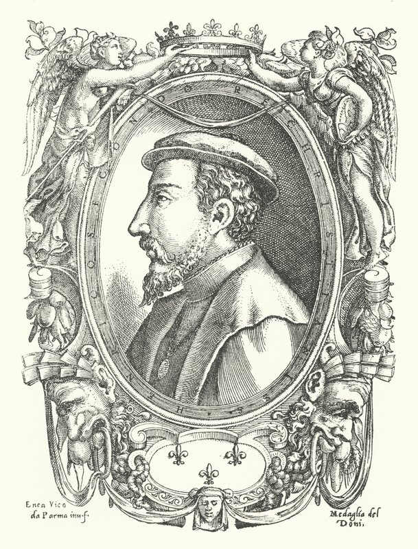 Henry II, Fransa Kralı by Enea Vico