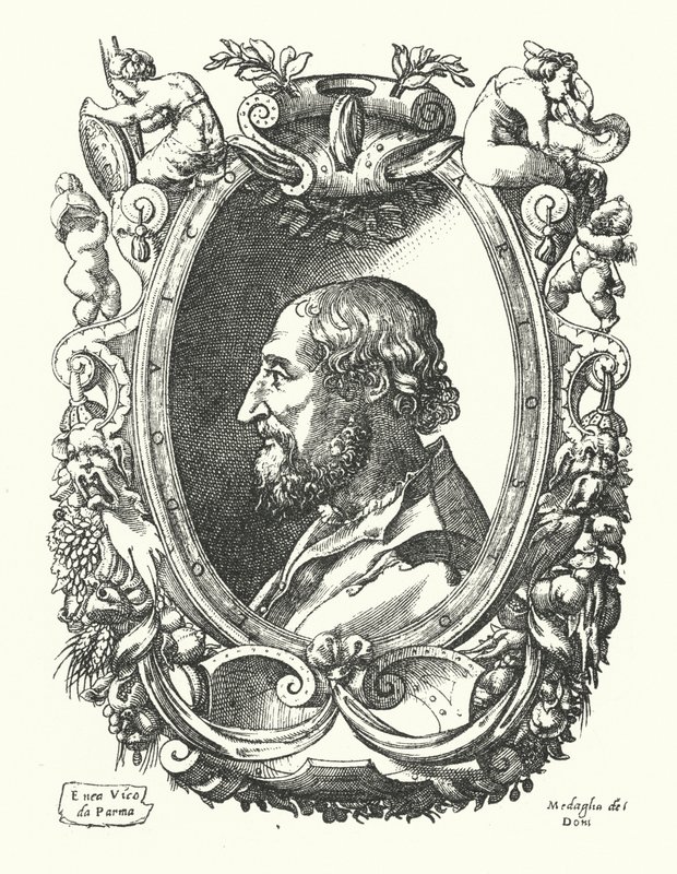 Ludovico Ariosto, İtalyan Rönesans şairi by Enea Vico