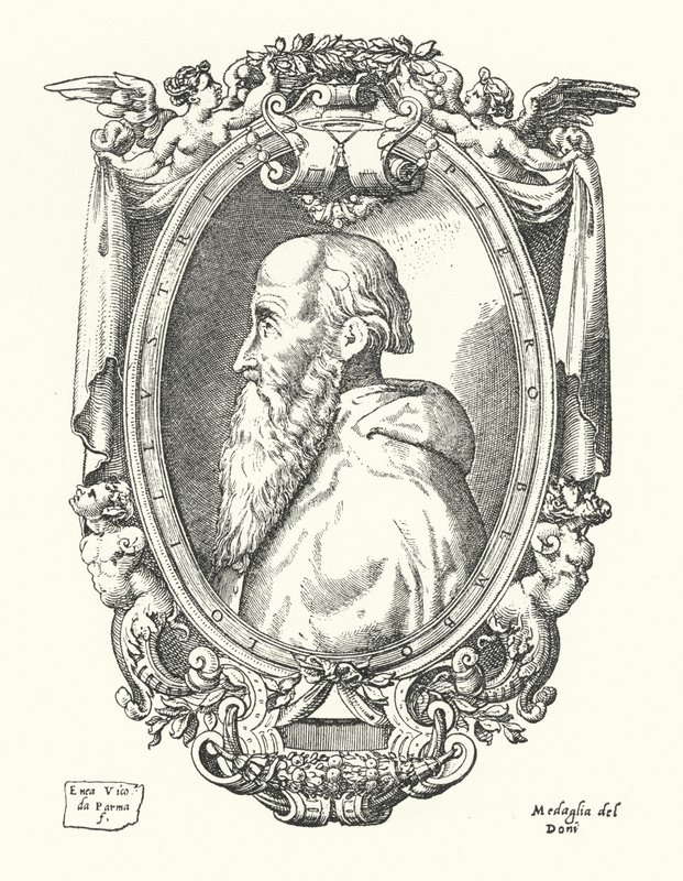Pietro Bembo, İtalyan bilim adamı, şair ve kardinal by Enea Vico