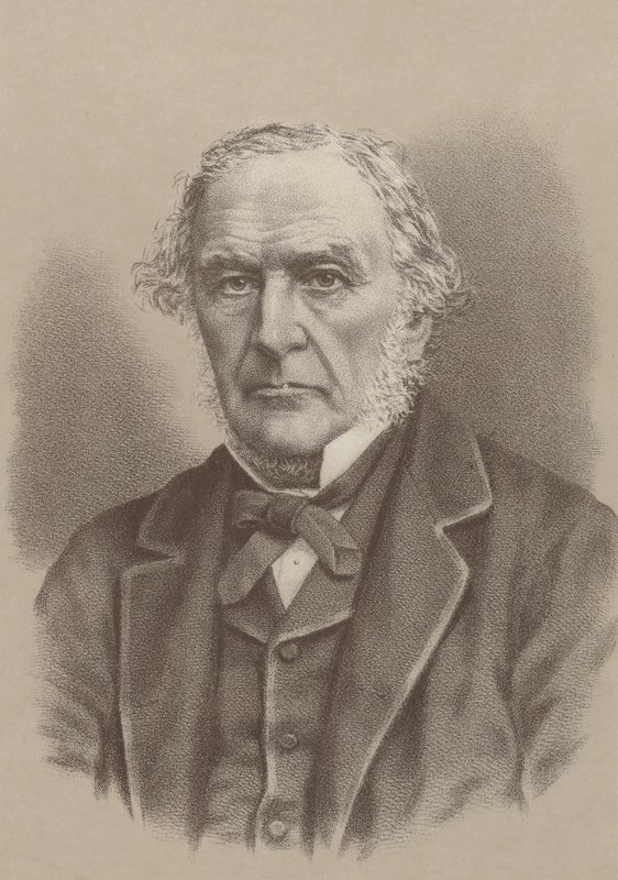 William Ewart Gladstone, İngiltere Başbakanı 1868-1874, 1880-1885, 1886 ve 1892-1894 by English Photographer