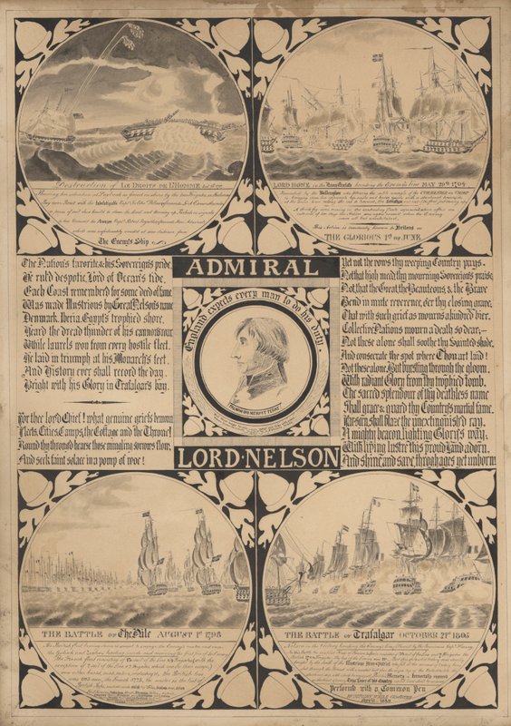 Amiral Lord Nelson by English School