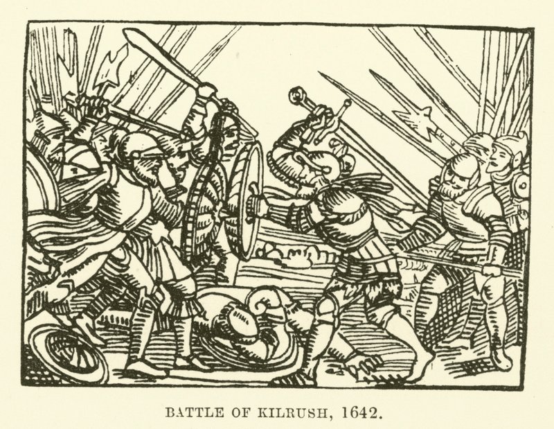 Kilrush Savaşı, 1642 by English School