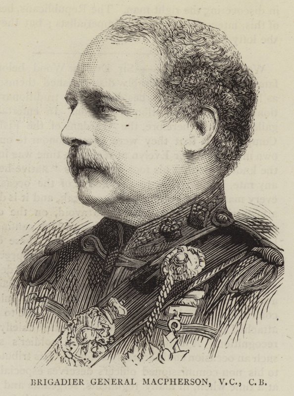 Tuğgeneral Macpherson, VC, CB by English School
