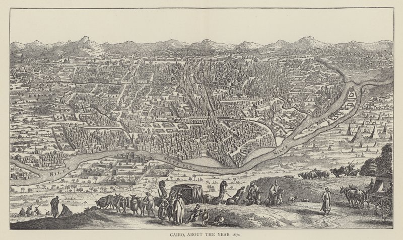 Kahire, yaklaşık 1670 yılı by English School