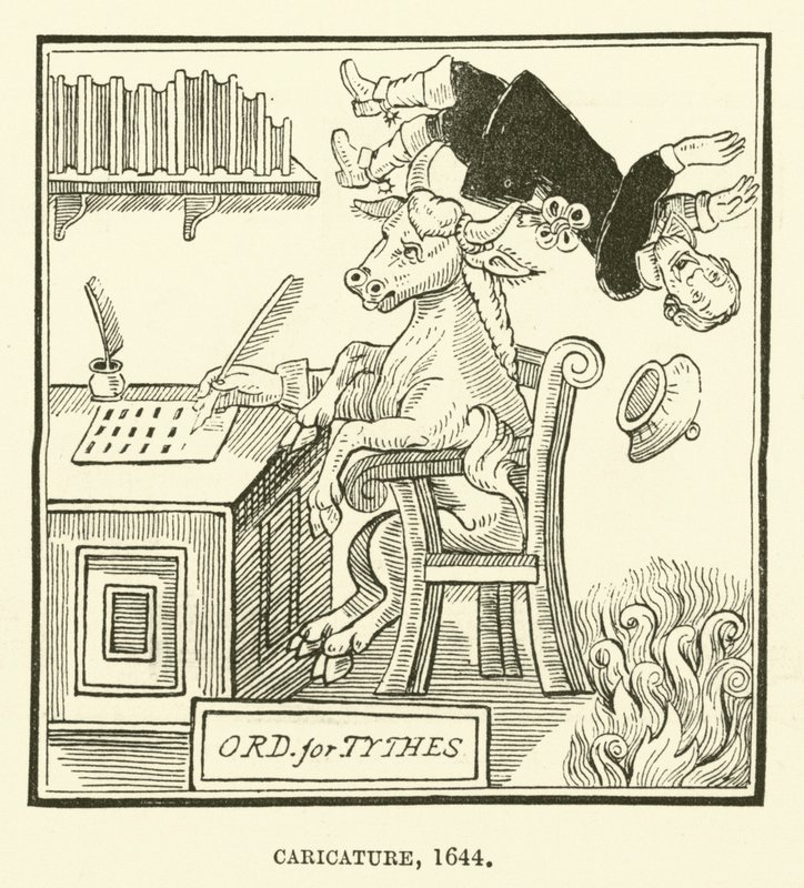 Karikatür, 1644 by English School