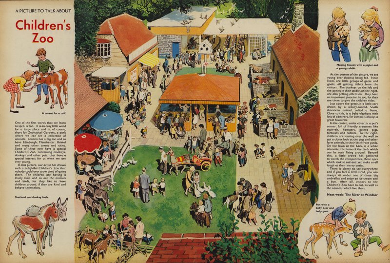 Çocuk Hayvanat Bahçesi, İngiltere, 1960'lar by English School