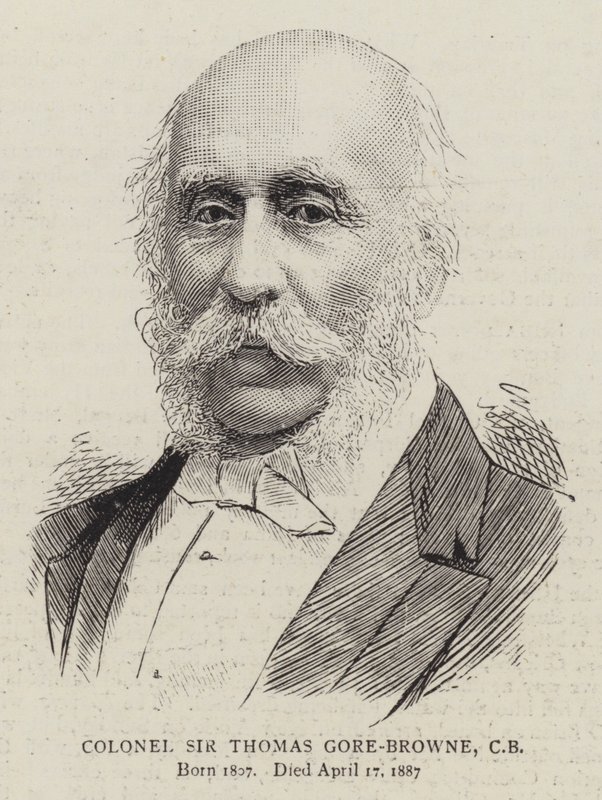 Albay Sir Thomas Gore-Browne, CB by English School