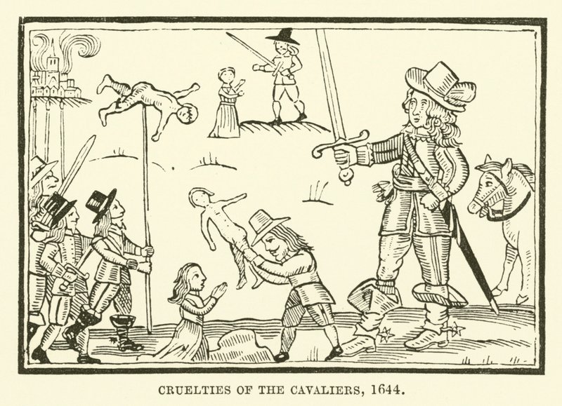 Süvarilerin zulmü, 1644 by English School