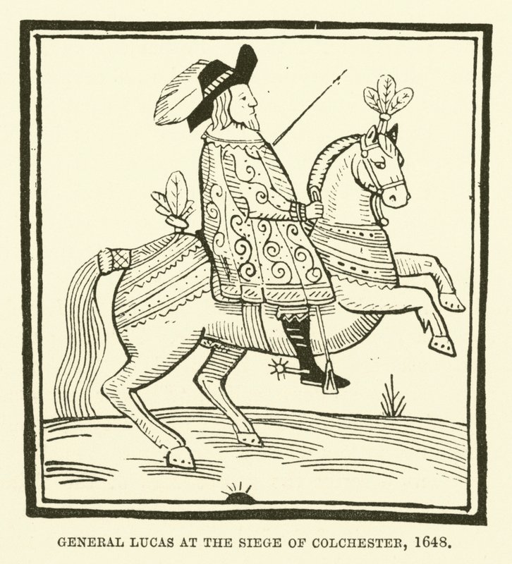 General Lucas, Colchester kuşatmasında, 1648 by English School