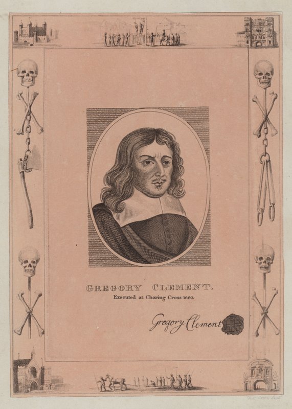 Gregory Clement, Charing Cross 1660