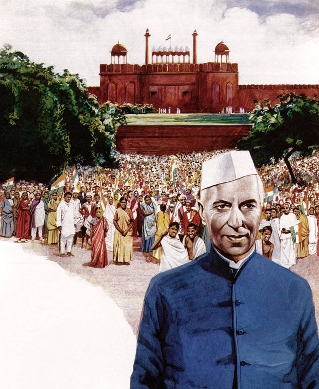 Jawaharlal Nehru, Hindistan