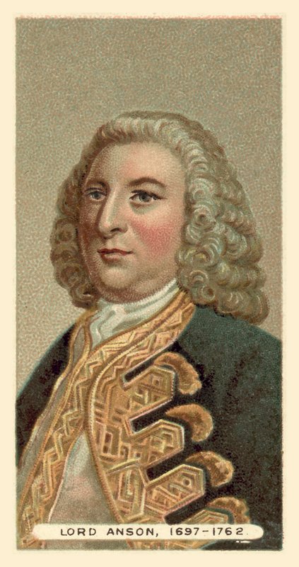 Lord Anson, 1697-1762 by English School