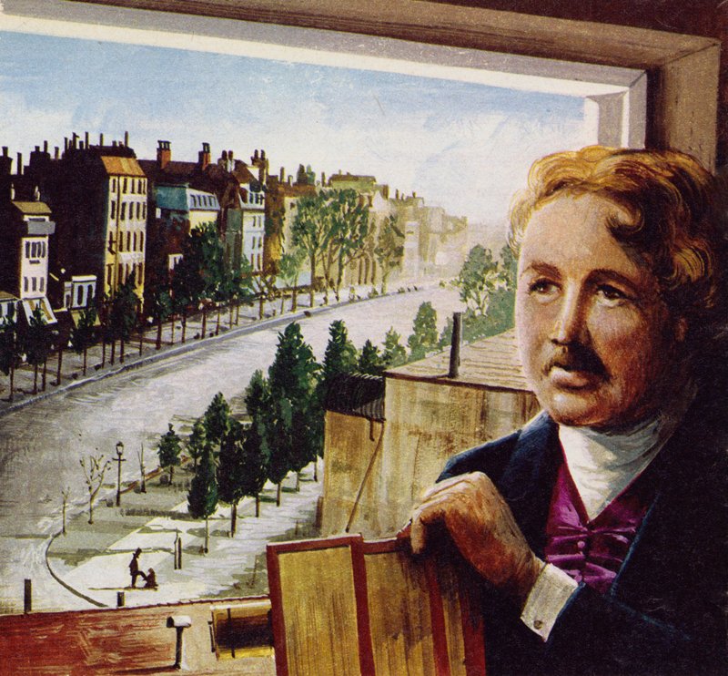 Louis Daguerre by English School