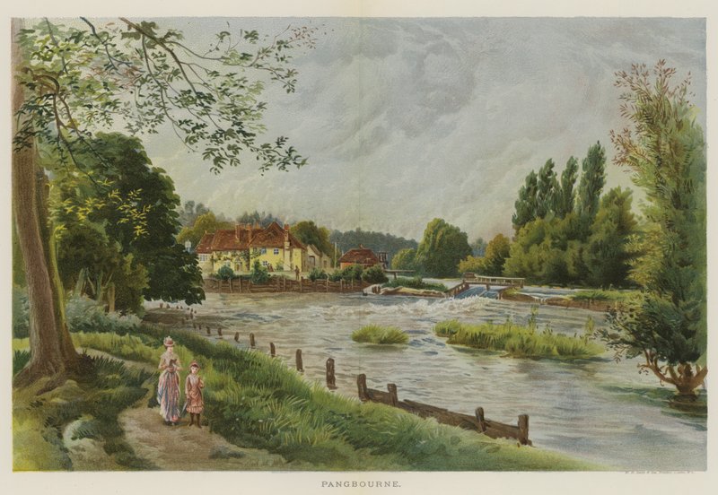 Pangbourne (kromolitho) by English School