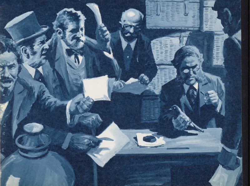 Paul Julius Reuter ve güvercin direği by English School