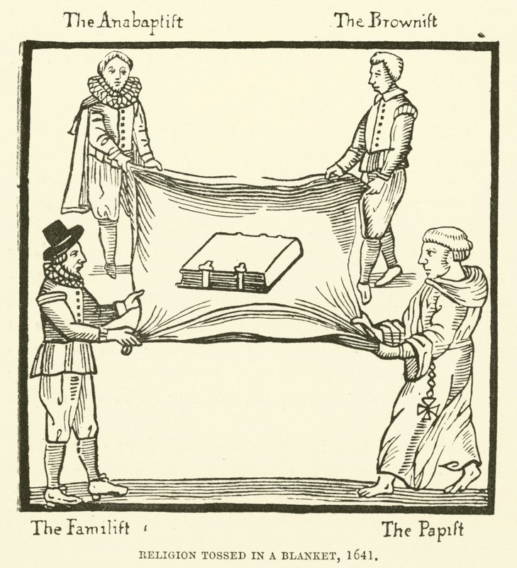 Battaniyeye atılan din, 1641 by English School