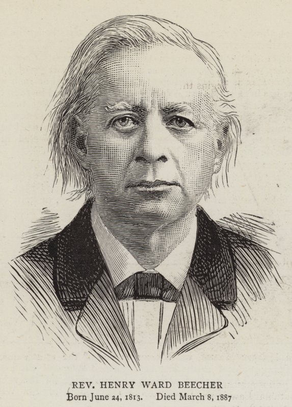 Muhterem Henry Ward Beecher by English School