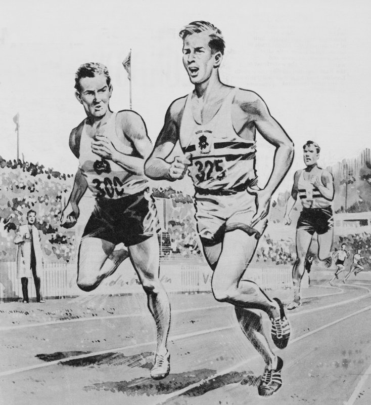 Yüzyılın Mil: 1954 Commonwealth Oyunlarında Roger Bannister ve John Landy arasındaki yarış by English School