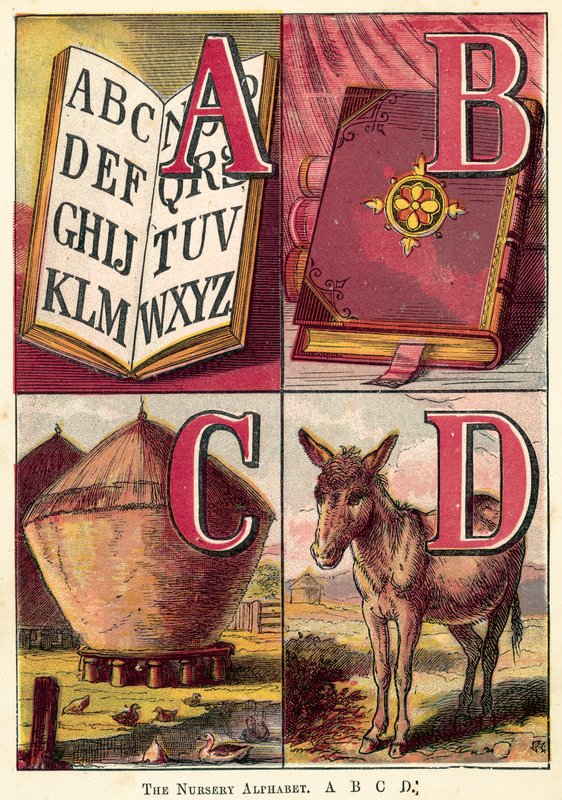 Kreş Alfabesi, A, B, C, D by English School