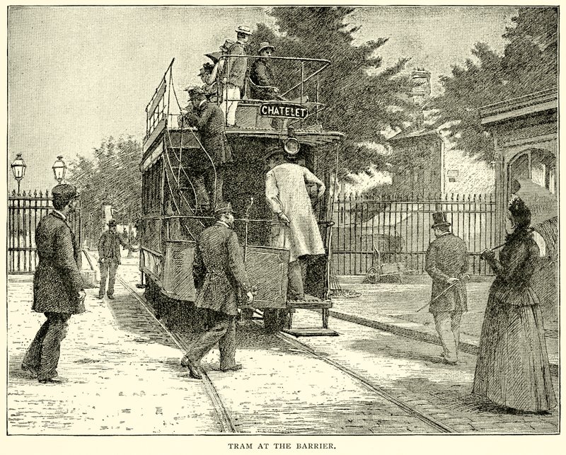 Bariyerdeki Tramvay by English School