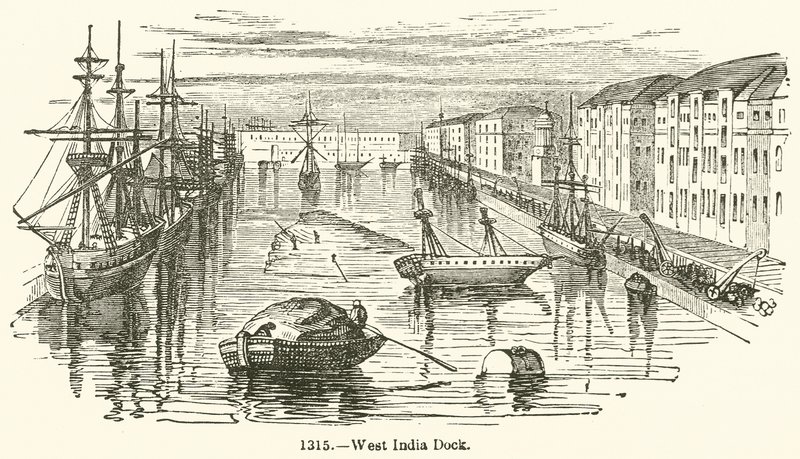 Batı Hindistan Rıhtımı by English School