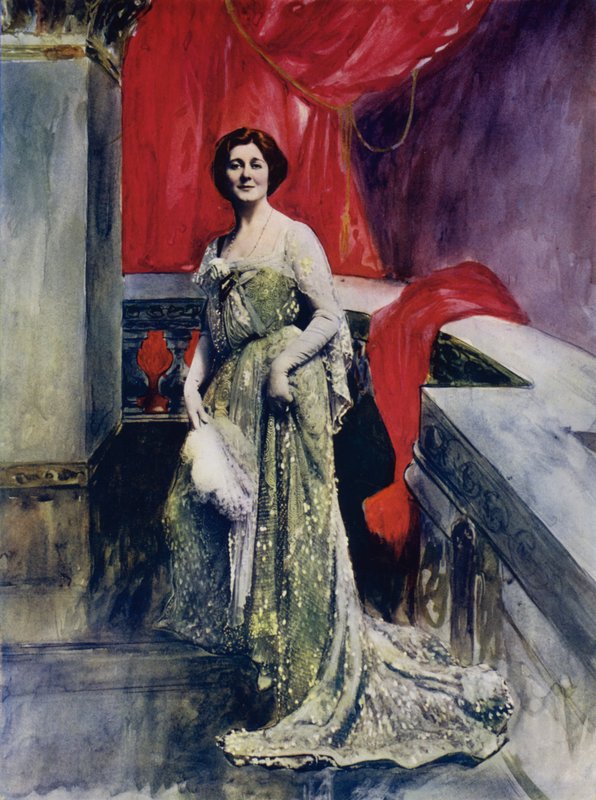 Bayan Miriam Clements (renkli fotoğraf) by English Photographer