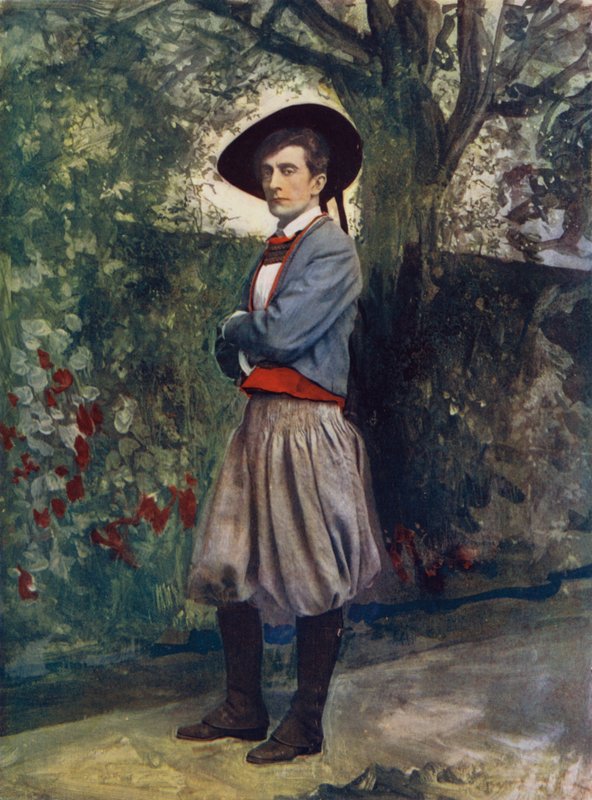 Bay Forbes Robertson, Yahuda'nın Ayini'nde (renkli fotoğraf) by English Photographer