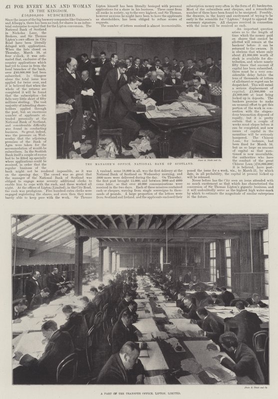 Krallıktaki her Erkek ve Kadın için 1 £, 50.000.000 £ abone olundu by English Photographer