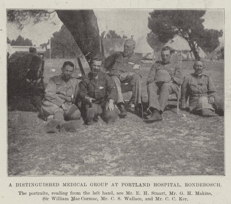 Rondebosch, Portland Hastanesinde Seçkin Bir Sağlık Grubu by English Photographer