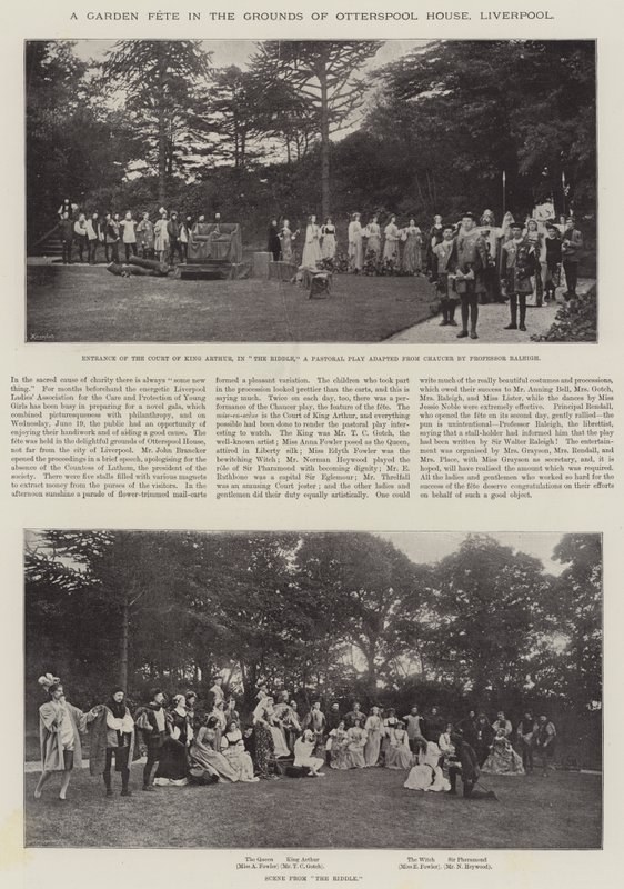 Liverpool, Otterspool House Arazisinde Bir Bahçe Festivali by English Photographer