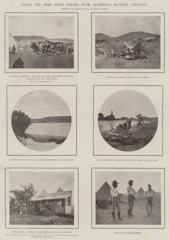 Aldersons Atlı Piyade ile Özgür Devlet Sınırının Ötesinde by English Photographer