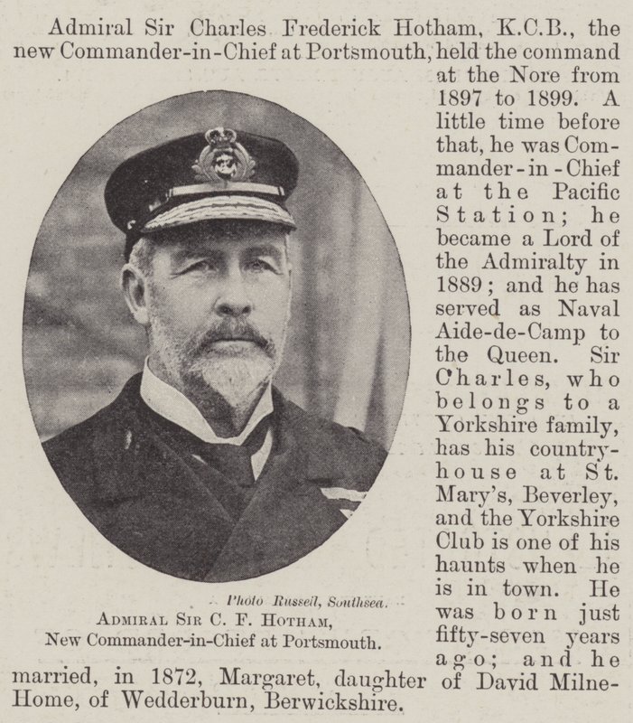Amiral Sir CF Hotham, Portsmouth