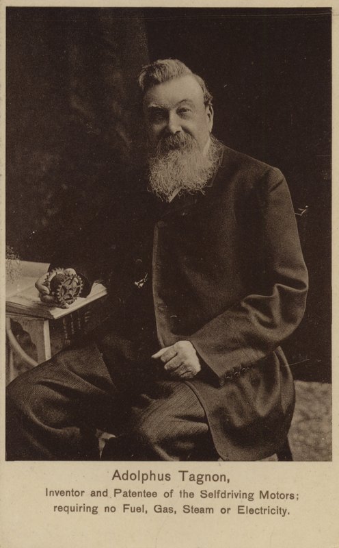 Adolphus Tagnon, kendi kendine giden motorların mucidi by English Photographer
