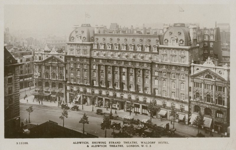 Aldwych, Strand Tiyatrosu, Waldorf Oteli, Aldwych Tiyatrosu, Londra by English Photographer