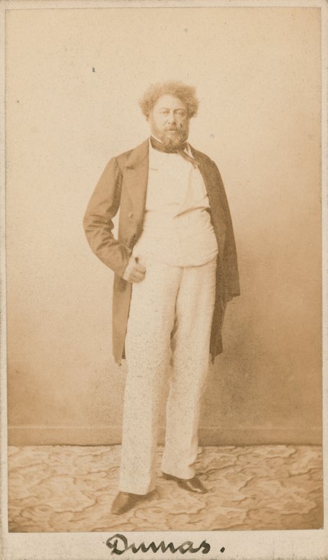 Alexandre Dumas, yazar by English Photographer