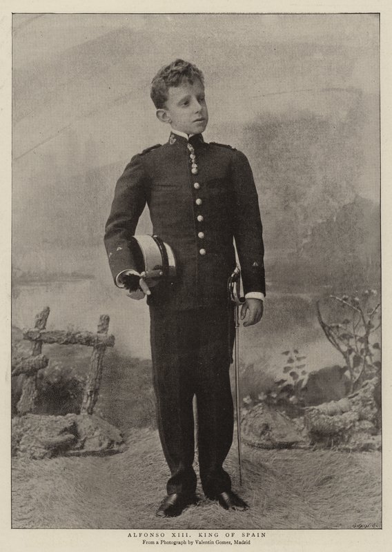 Alfonso XIII İspanya Kralı by English Photographer