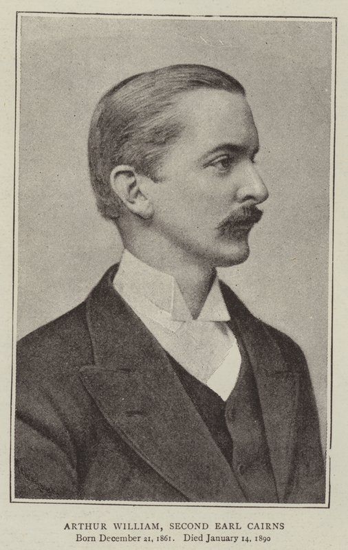 Arthur William, İkinci Earl Cairns by English Photographer