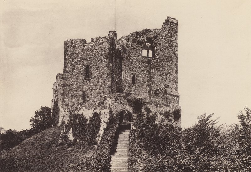 Arundel: Kale Kalesi (s/b fotoğraf) by English Photographer