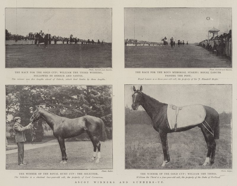 Ascot Kazananlar ve İkinciler by English Photographer