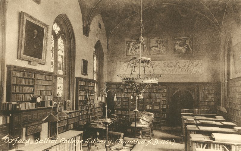 Balliol Koleji Kütüphanesi, Oxford by English Photographer