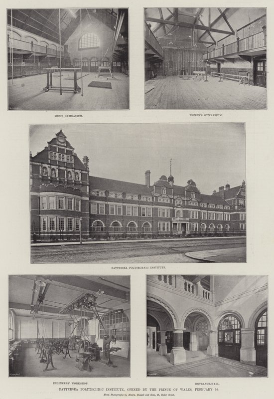 Battersea Politeknik Enstitüsü, Galler Prensi tarafından açıldı, 24 Şubat by English Photographer