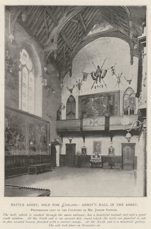 Battle Abbey, 200.000 £ karşılığında satıldı, Abbey