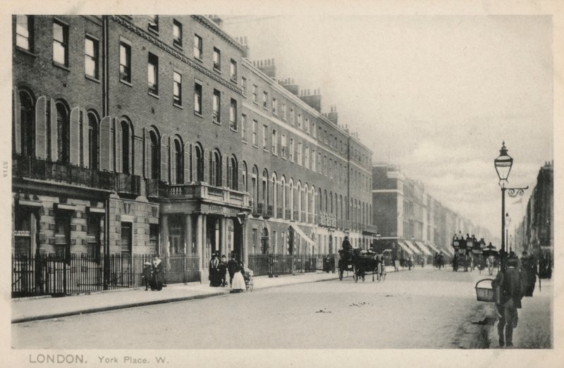Bedford College, York Place, Londra (s/b fotoğraf) by English Photographer