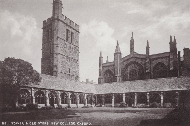 Çan Kulesi ve Manastırlar, New College, Oxford by English Photographer