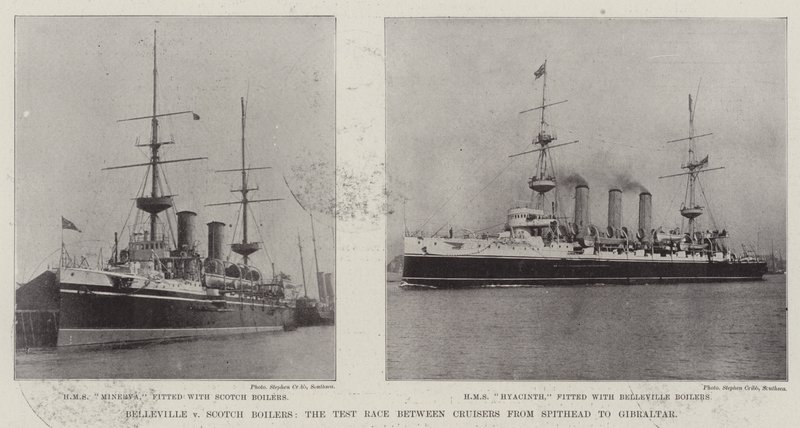 Belleville v Scotch Boilers, Spithead